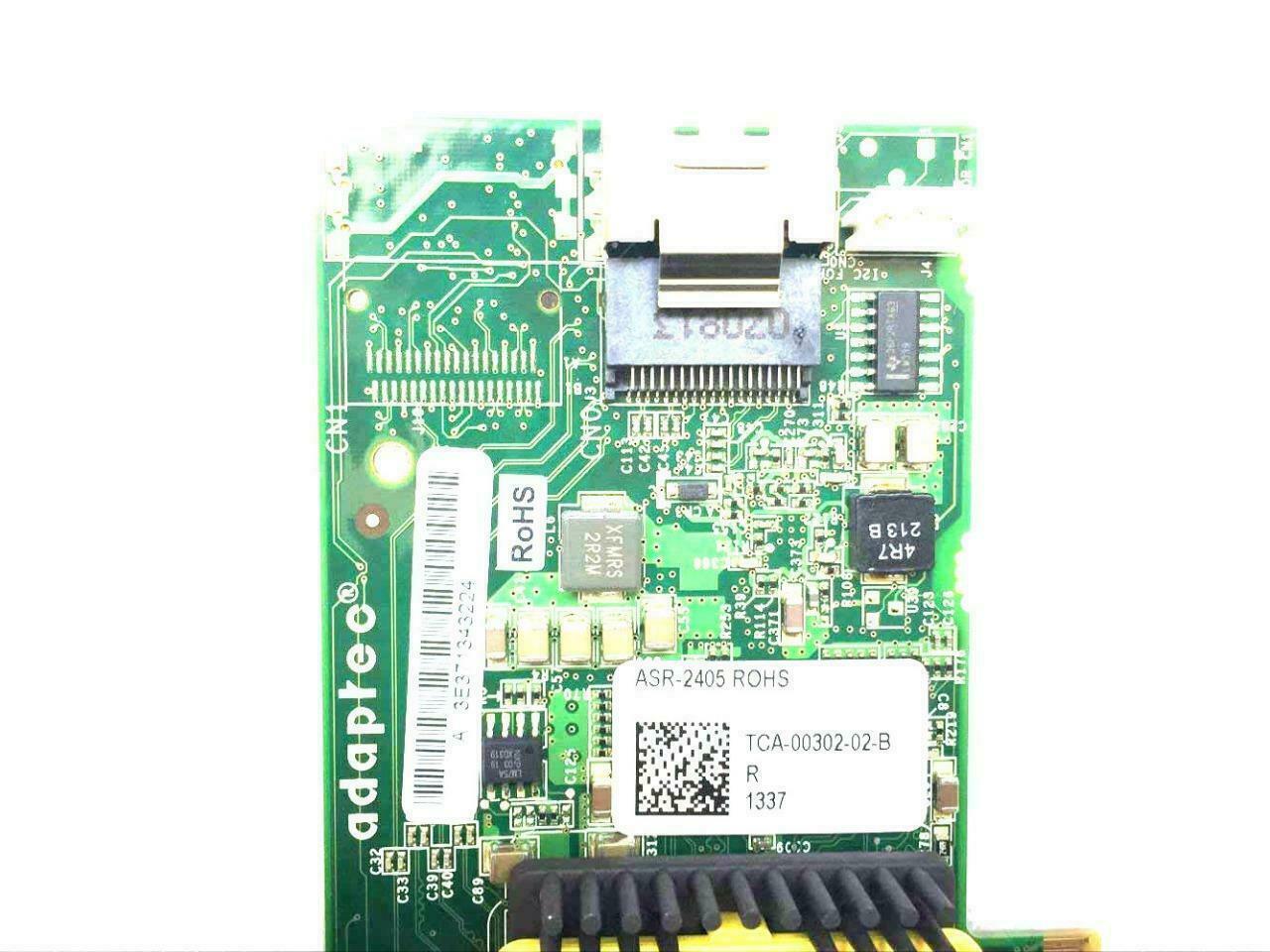 Lot of 5 Adaptec ASR-2405 SAS SATA 4 port 3 GB /s 8x PCIE 2405 128 RAID Adapter (NOT FOR HOME PC)