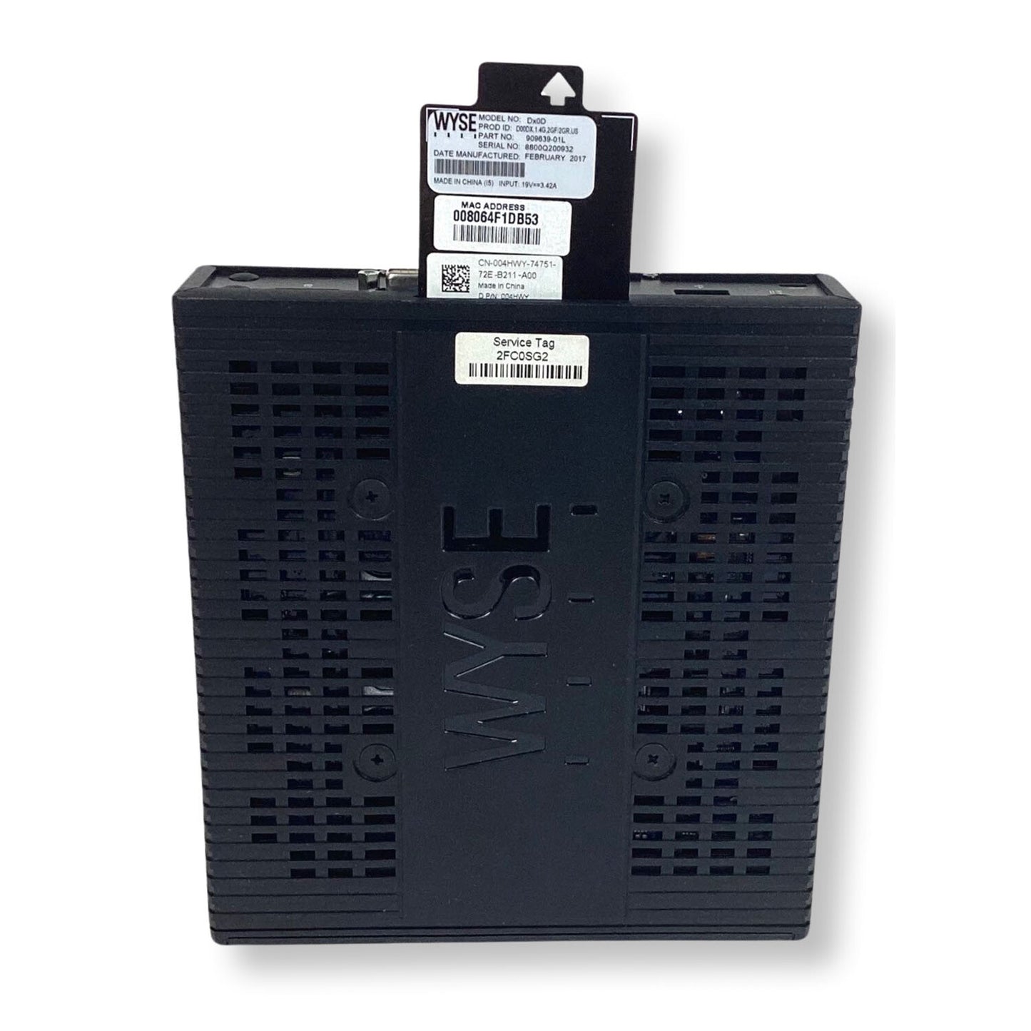 Dell Wyse D00DX Thin Client G-T48E 2GB DDR3 SDRAM 2GB SSD OS: Citrix HDx RJ45