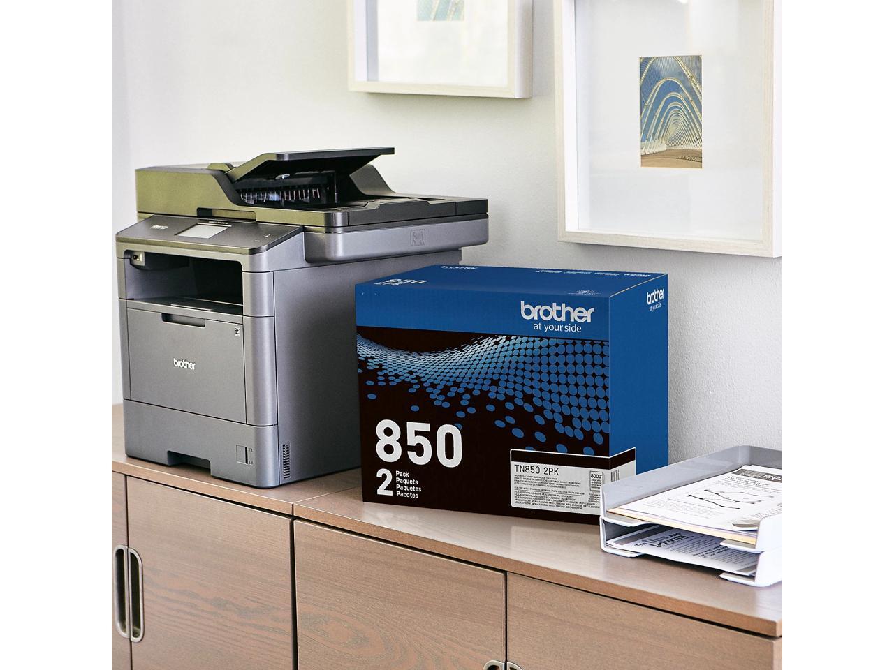 Brother TN-850 Toner Cartridge Black 2 Pack in Retail Packaging