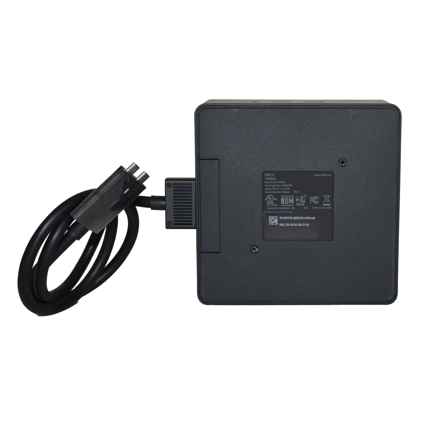 Dell Precision USB-C Thunderbolt Docking Station W/ 240W AC Adapter K16A TB18DC