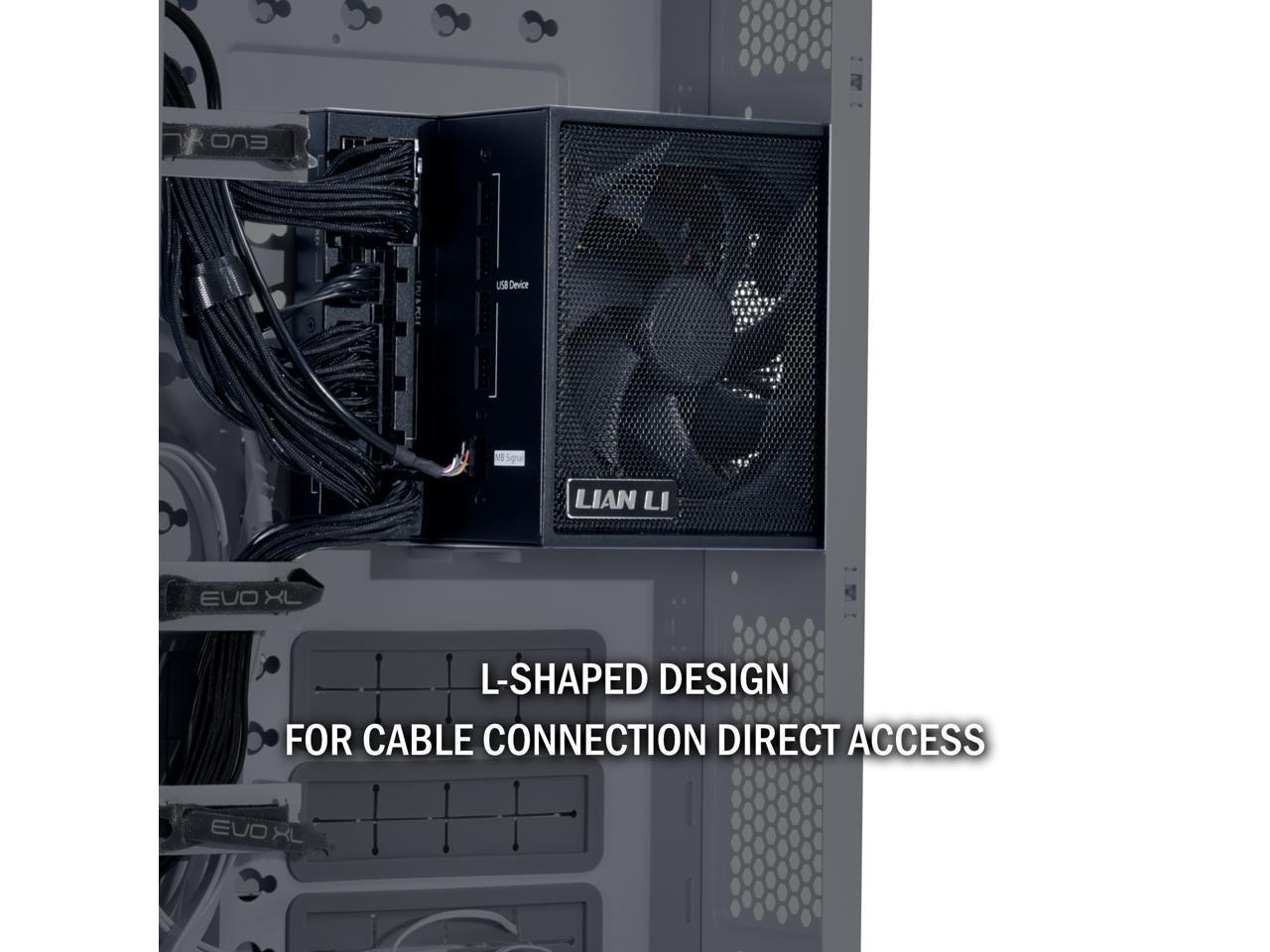 Lian Li Edge Series-1300W Full Modular Power Supply-80 PLUS Platinum-ATX 3.0, 3.