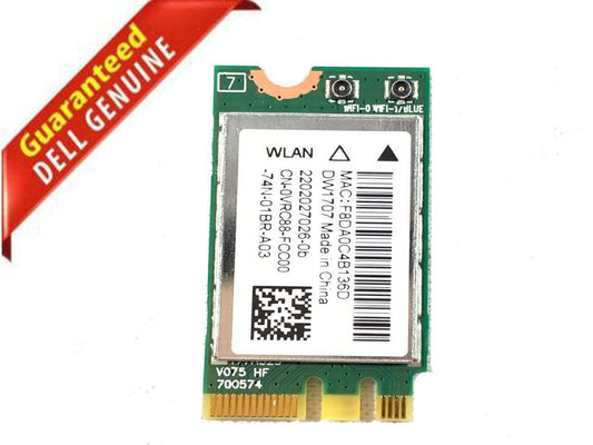 Lot x 10 Dell Wireless DW1707 Atheros QCNFA335 802.11b/g/n BT4.0 PCIe NGFF VRC88