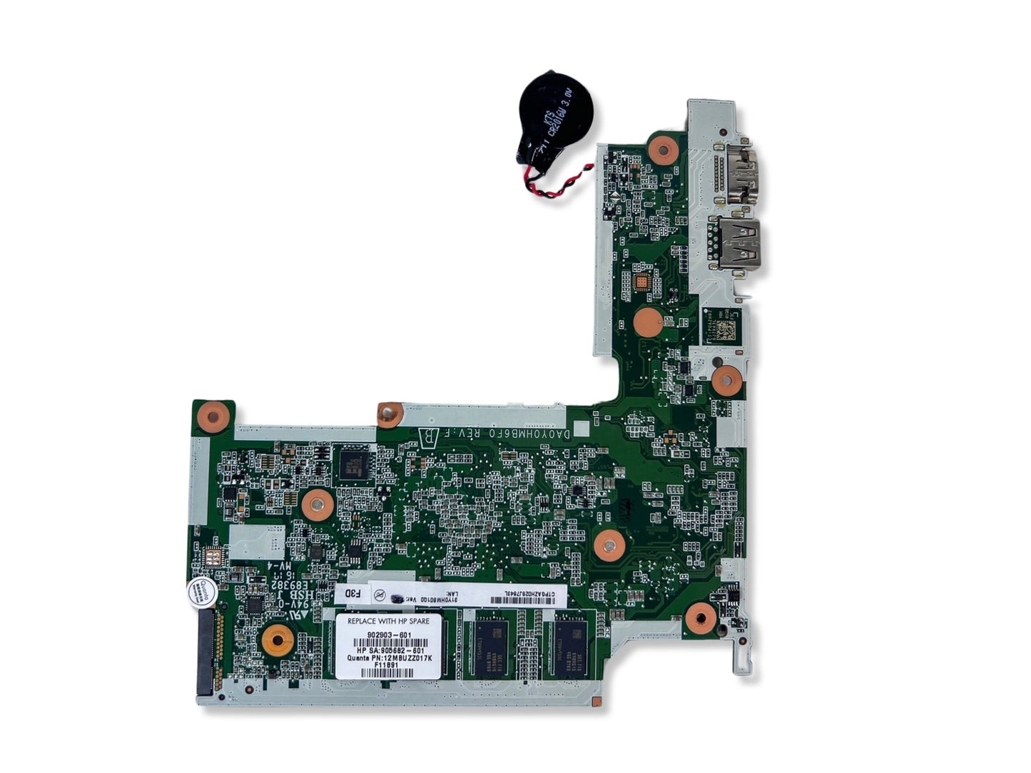 New HP Stream 11-Y Intel Celeron N3060 4GB RAM 32GB EMMC Motherboard 905682-601