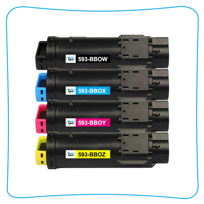 5PK Toner Compatible With Dell H625cdw H825cdw S2825cdn H625 H825 S2825 Printer