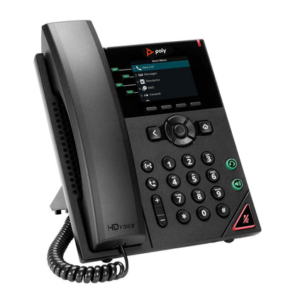 HP 89B62AA#AC3 Phone HP|89B62AA#AC3 VVX 250 4-line Desktop Phone PoE R Network R