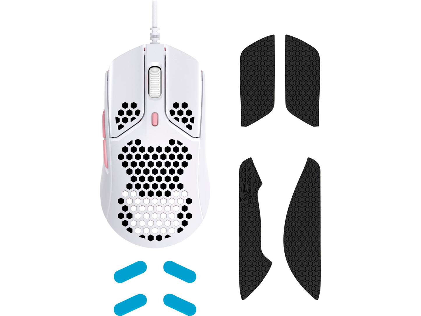 HyperX Pulsefire Haste - Gaming Mouse (White-Pink)