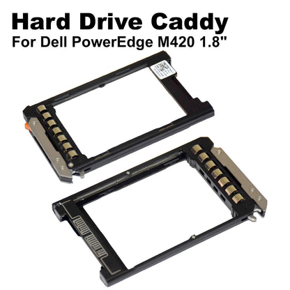 Lot of 10 DELL POWEREDGE M420 R730XD FC630 1.8" HARD DRIVE SSD TRAY CADDY JV1MV