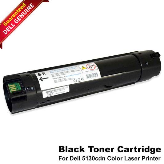Genuine Dell 5130cdn Color Laser Printer Black 9000 Yield Toner Cartridge U157N