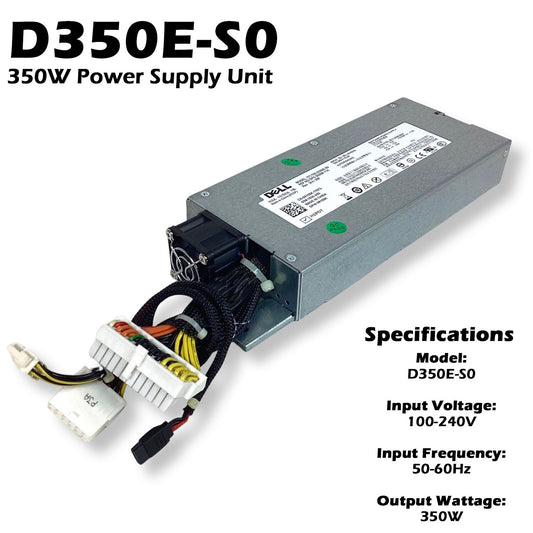 Dell PowerEdge R310 Server D350E-S0 350W Switching Power Supply PSU 0R109K R109K
