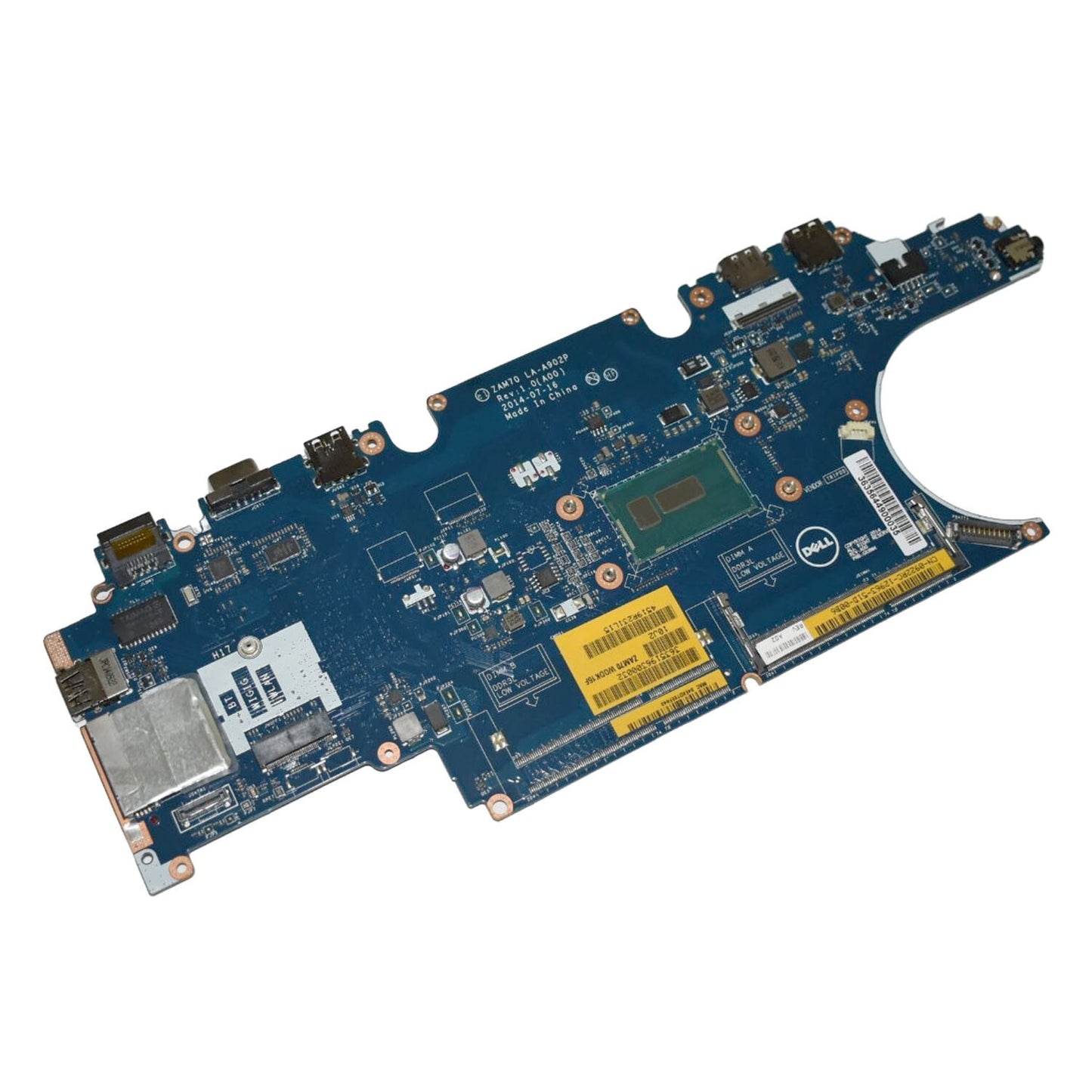 Dell OEM Latitude E5450 Laptop Motherboard i3-5010U 2.1GHz DDR3 LA-A902P 922RC