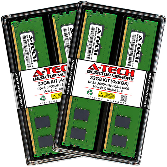 32GB 4x 8GB DDR5-5600 ASUS ExpertCenter D8 Mini Tower D800MDR Memory RAM