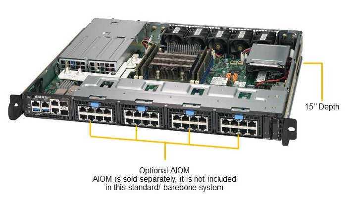 SuperMicro SYS-1019D-FRN5TP 1U 400W Server w/ X11SDS-8C MB