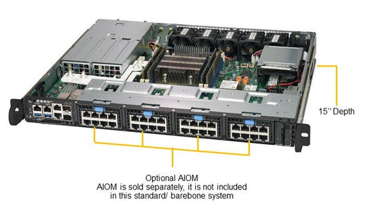 SuperMicro SYS-1019D-FRN5TP 1U 400W Server w/ X11SDS-8C MB