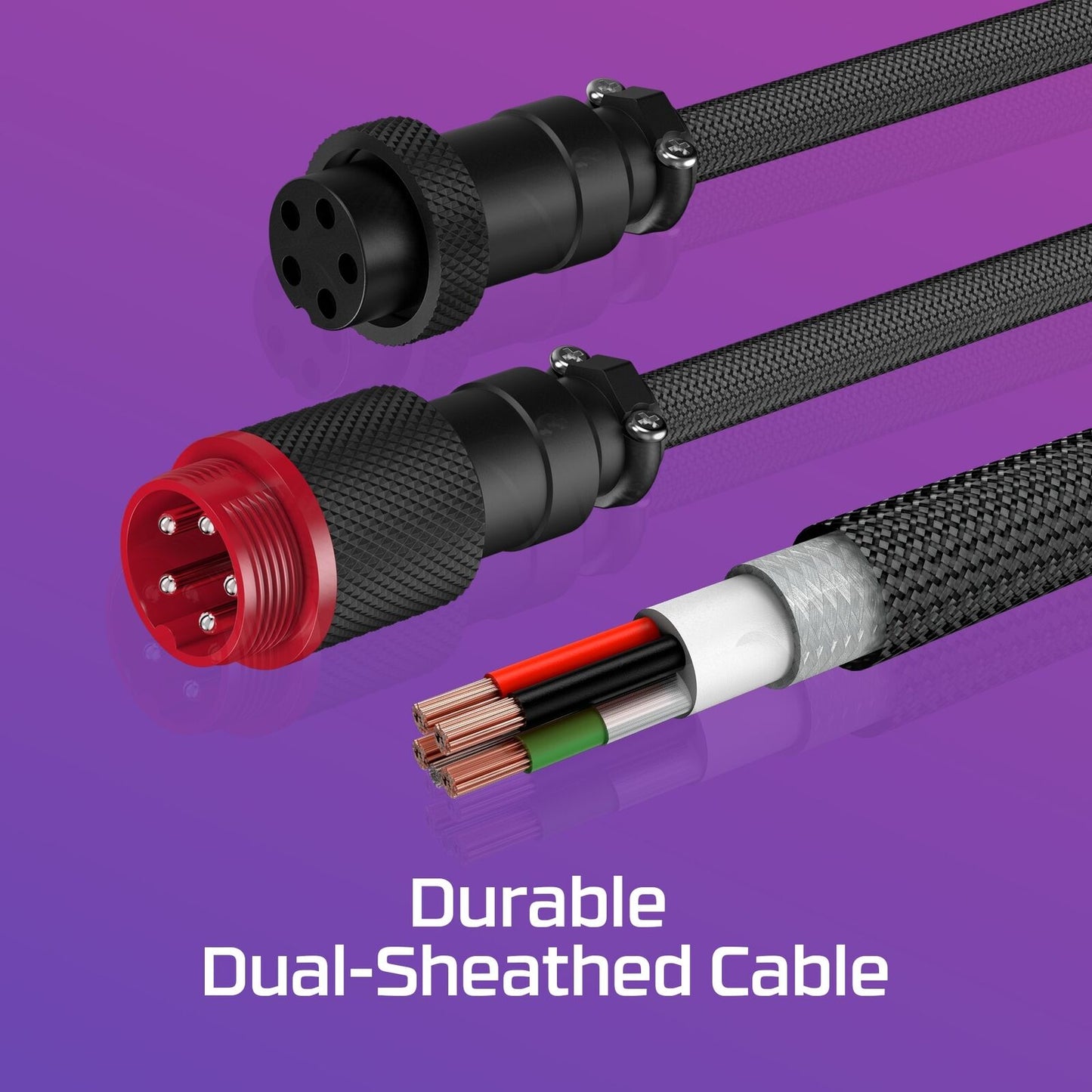 HyperX USB-C Coiled Cable Gray-Black