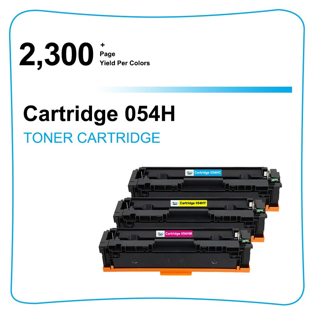 4 For Canon Cannon 054 Toner Cartridges Set Color Image Class LBP622cdw MF642cdw