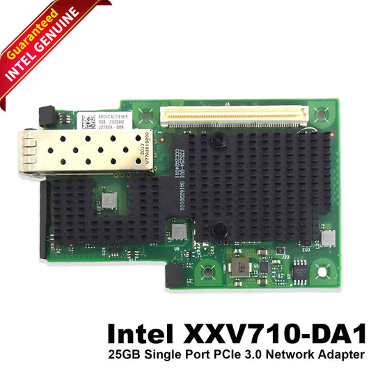 Intel XXV710-DA1 25GbE PCIe 3.0 x8 SFP28 Network Adapter w/ OS Support
