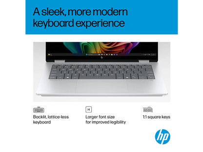 HP OmniBook X Laptop Computer 14" 2K Touch Screen Intel Core Ultra 7 16 GB