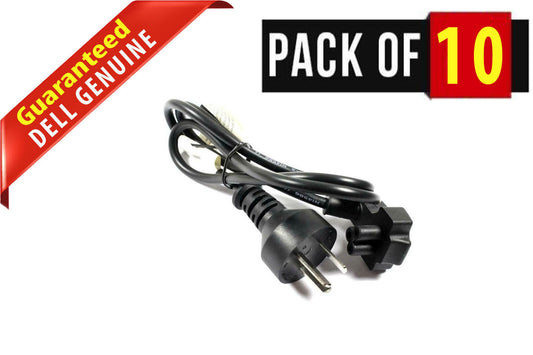 LOT x 10 Dell 1M 250V 3-Prong AC Power Adapter Cable Cord 0TX401 TX401 MT731