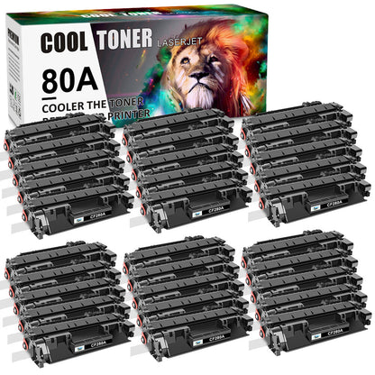 30PK CF280A Toner Cartridge for HP 80A LaserJet Pro 400 M401dn M401n MFP M425dn