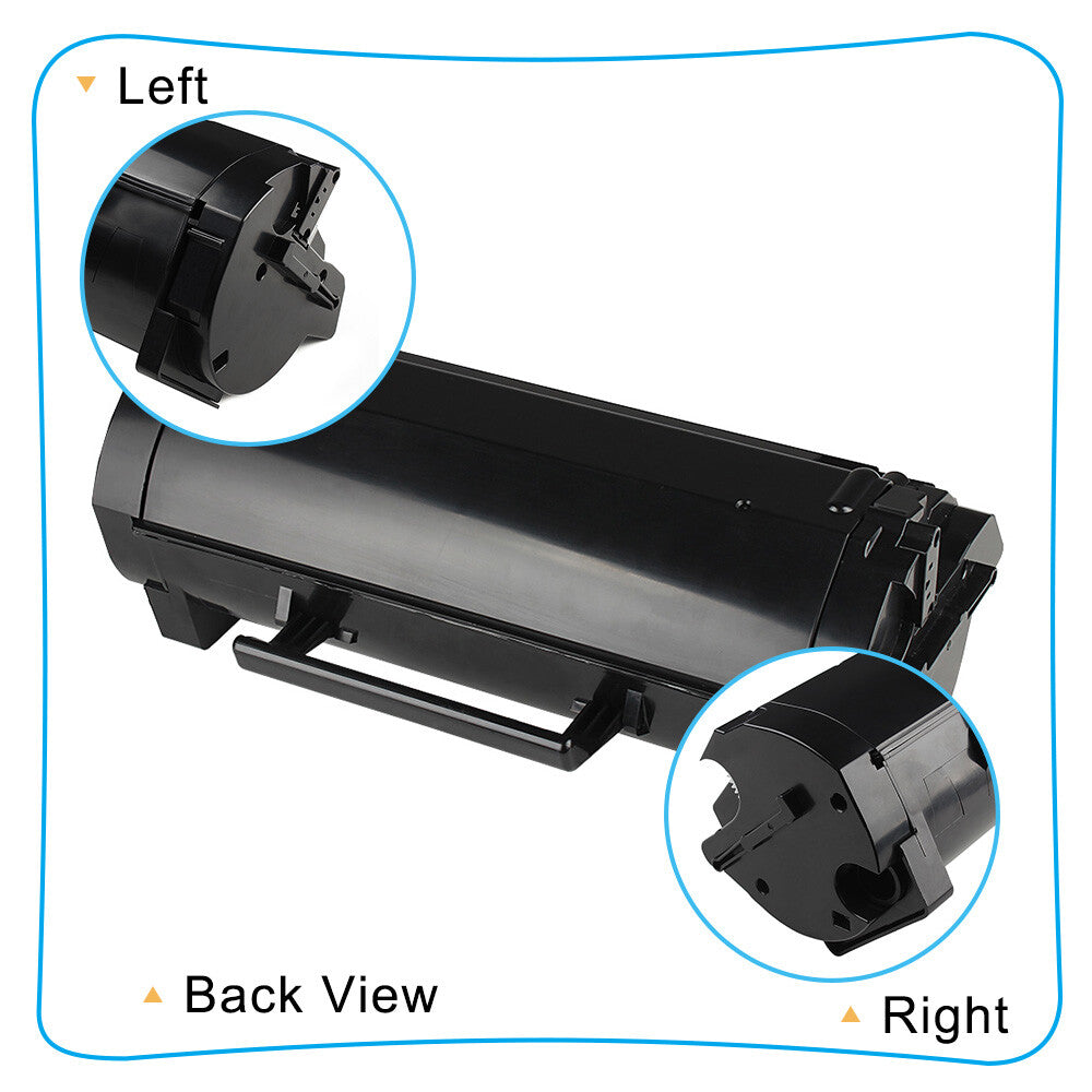 1 Pack Toner Cartridge for Dell B2360d B2360dn B3460dn B3465dn B3465dnf Black