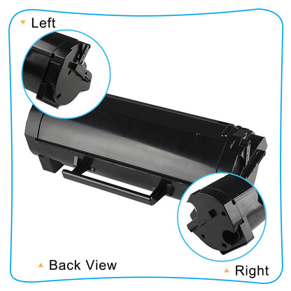 1 Pack Toner Cartridge for Dell B2360d B2360dn B3460dn B3465dn B3465dnf Black