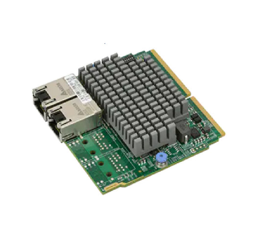 Supermicro AOC-MTG-I2T SIOM 2-port 10G RJ45, Intel X550 with 1U bracket