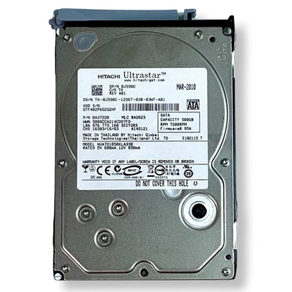 HITACHI 500GB 7200RPM SATA 3.0 Gbps 3.5 32MB Cache Ultrastar Hard Drive J598C
