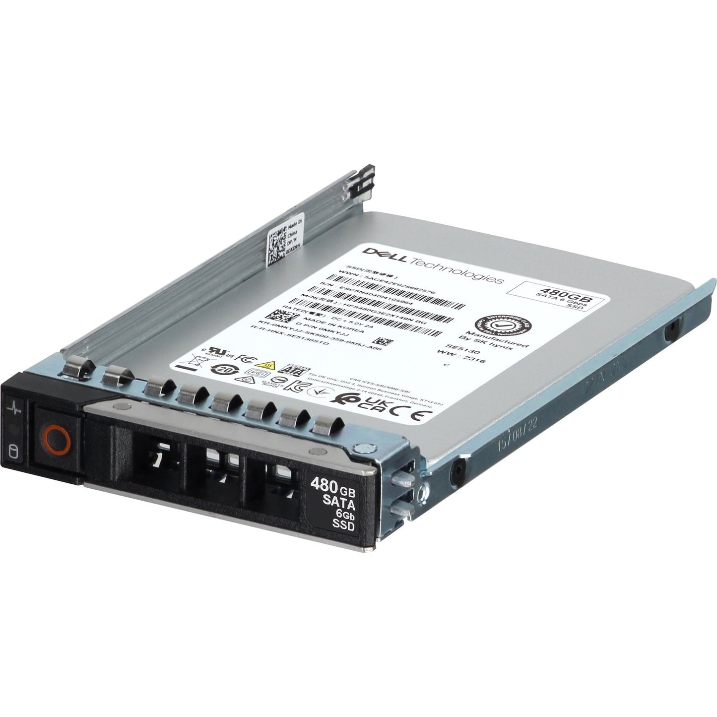 Dell 480GB 6Gbps SATA MU TLC 7mm 2.5 SSD SE5130 (MKYJJ)