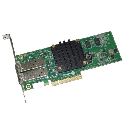 Dell Chelsio T520-CR 2-Ports 10Gb/s SFP+ PCIe 3.0 FH Network Adapter CNA PDHV4