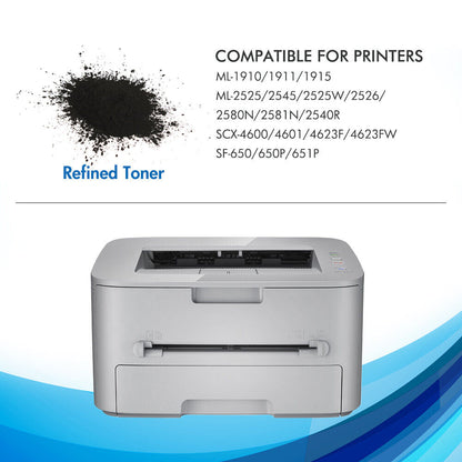 2PK MLT-D105L Toner Comapatible for Samsung SCX 4623FW ML 1910 2525 SF 650P 651P