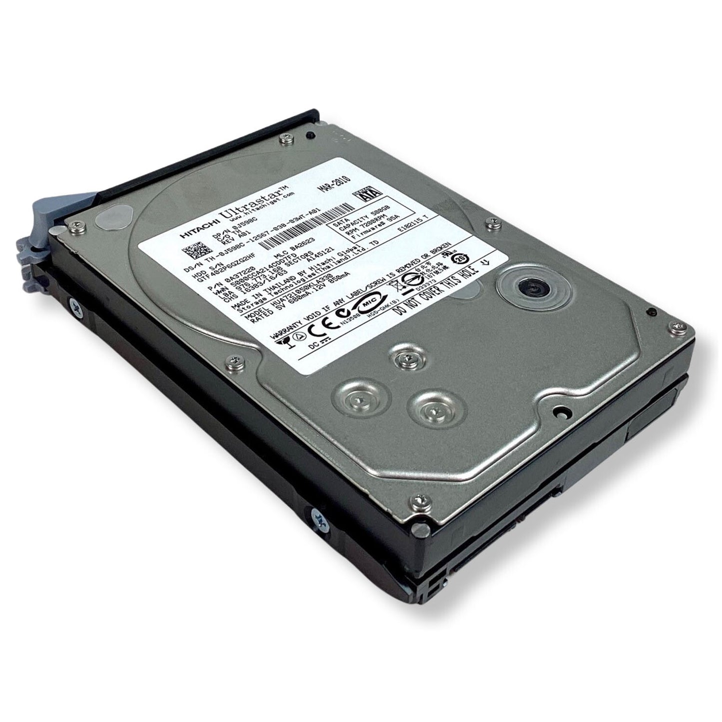 HITACHI 500GB 7200RPM SATA 3.0 Gbps 3.5 32MB Cache Ultrastar Hard Drive J598C