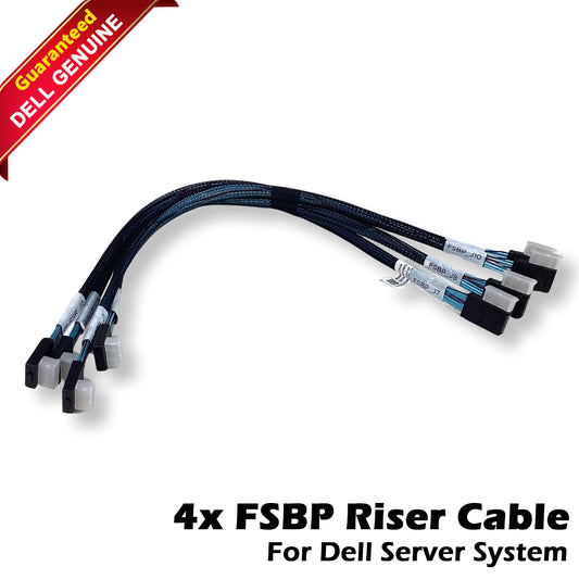 Dell Server System NPIO x4 FSBP High-Speed Riser Cable Replacement 4TDWG 04TDWG