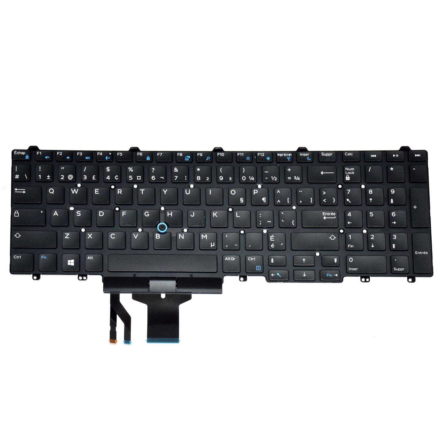 Dell Latitude E5550 Precision 15 3510 7510 French Canadian Laptop Keyboard YM0K9