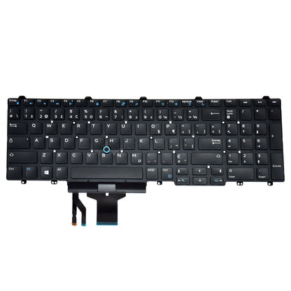 Dell Latitude E5550 Precision 15 3510 7510 French Canadian Laptop Keyboard YM0K9