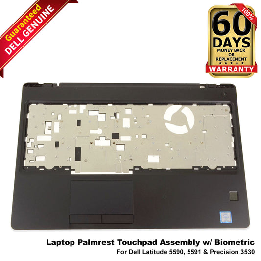 Dell Latitude 5590 5591 Palmrest Touchpad Assembly w/Fingerprint Reader GRG4M