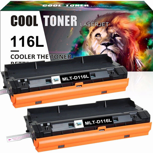 2 PK Toner Cartridge for Samsung MLT-D116L Xpress M2835DW M2885FW M2625D M2875FD