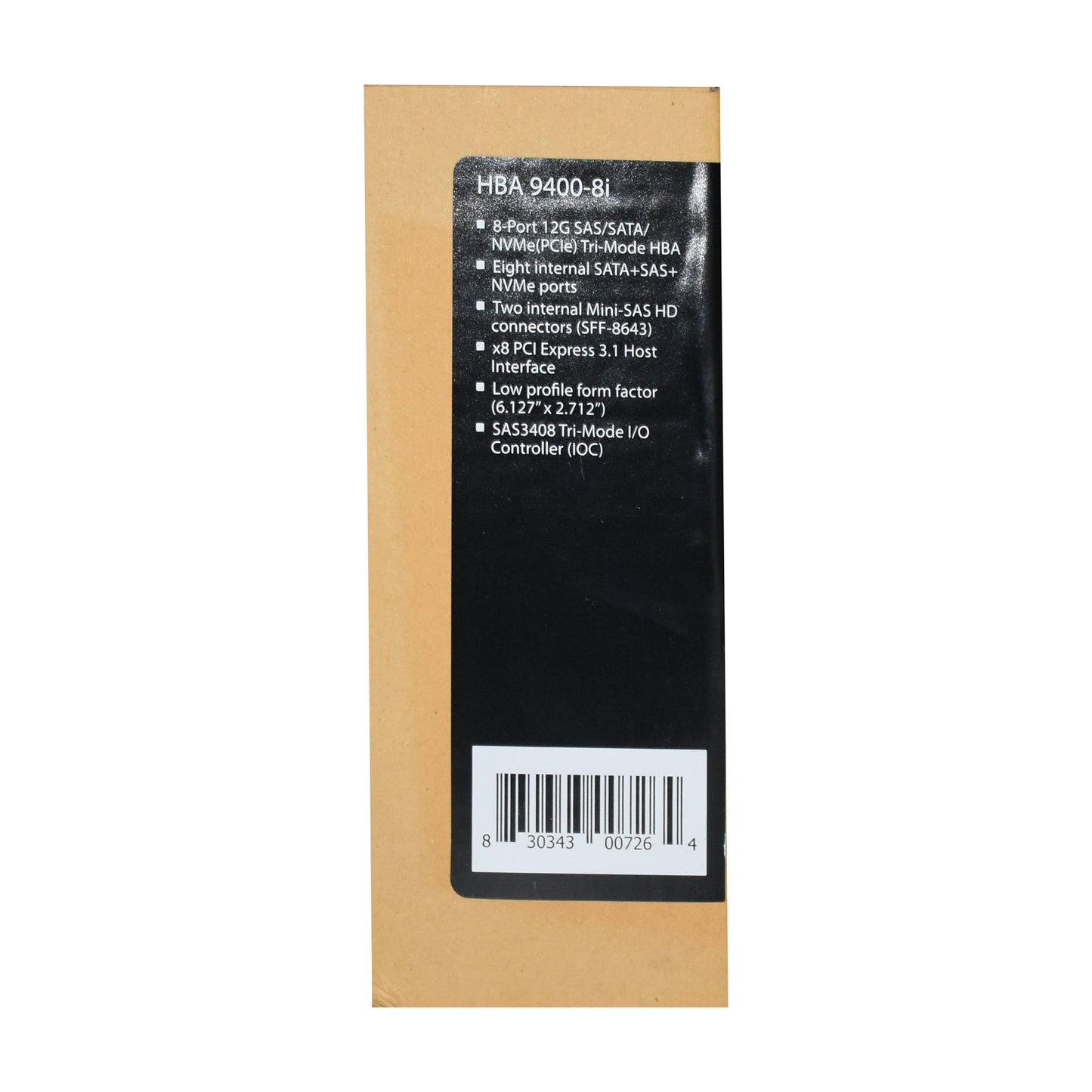 LSI Broadcom 9400-8i SAS 12Gbps 8-Ports PCIe Tri-Mode Storage Host Bus Adapter (NOT FOR HOME PC)