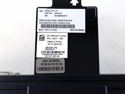 Dell Wyse 7010 Thin Client Zx0 2GB RAM 8GB Flash Wired Ethernet RJ-45 9M1WT+Kit