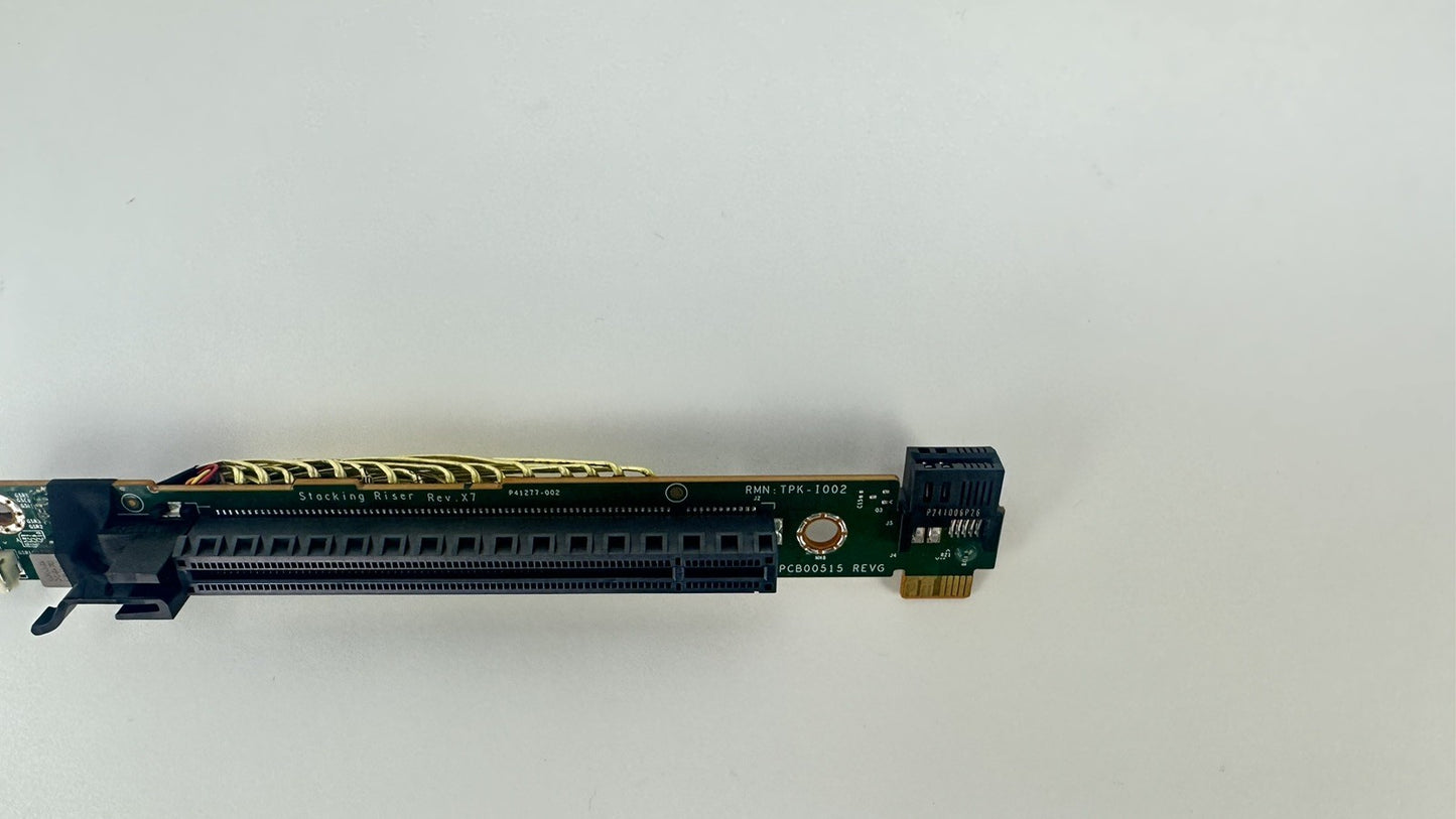 HPE DL345 DL385 Gen11 PCIe 5 x16 Cabled Riser Kit Stacking S7 P60422-001 P50365