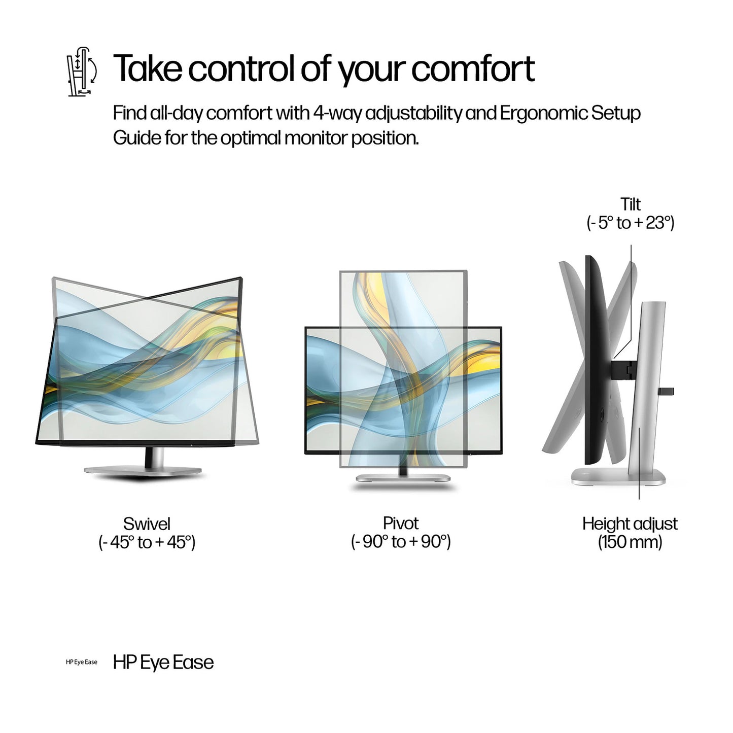 HP Series 5 Pro 24 inch WUXGA Monitor - 524pn 24" WUXGA (1920 x 1200) 50-100 Hz