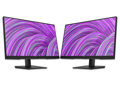 Dual HP P22h G5 FHD Monitor 21.5" FHD (1920 x 1080) 48-75 Hz Bundle