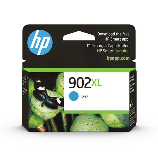 HP 902XL High Yield Cyan Original Ink Cartridge, ~750 pages, T6M02AN#140
