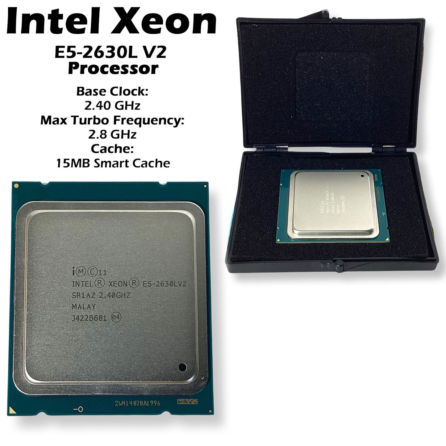 Intel Xeon E5-2630L V2 2.4GHz 6-Core LGA2011 Server Processor SR1AZ 2N8K3