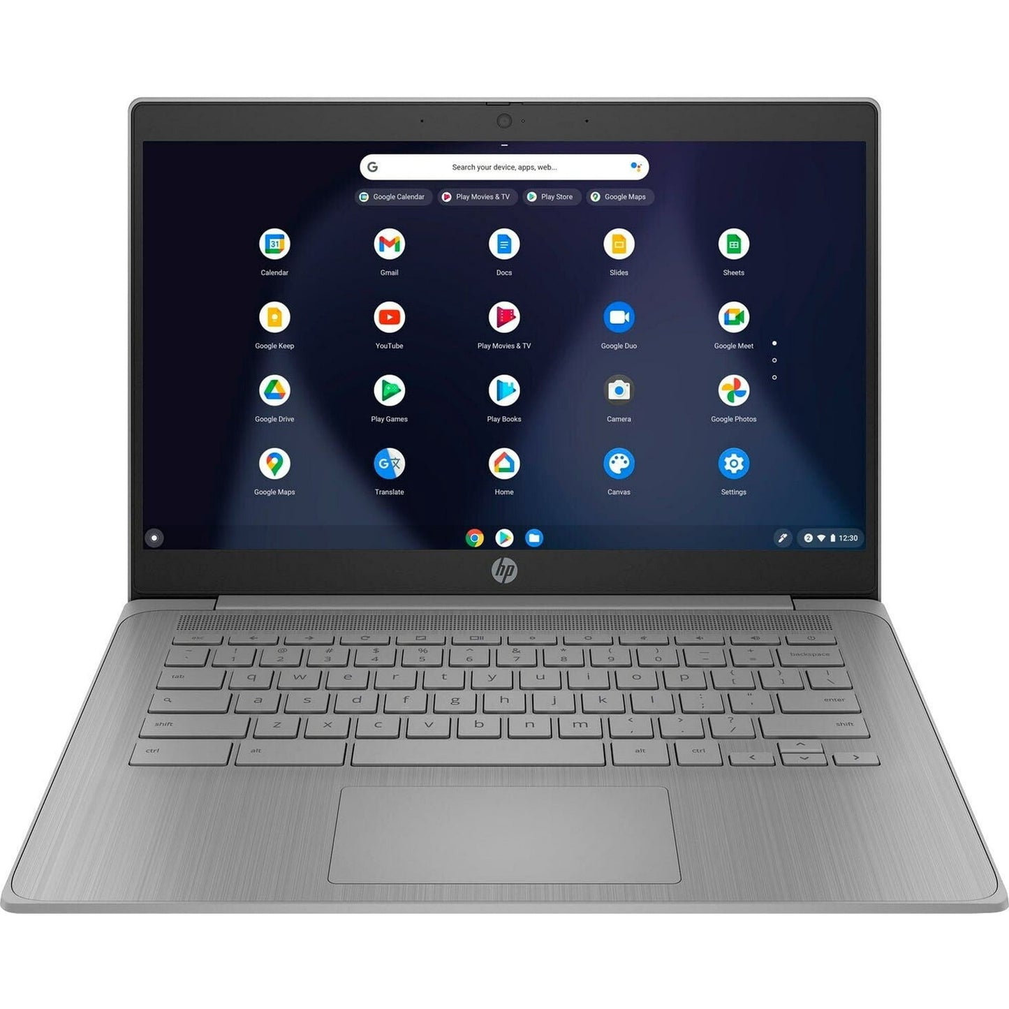 New HP Chromebook 14" HD Quad-Core Celeron N4120 4GB 64GB eMMC Webcam Chrome OS