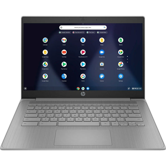 New HP Chromebook 14" HD Quad-Core Celeron N4120 4GB 64GB eMMC Webcam Chrome OS