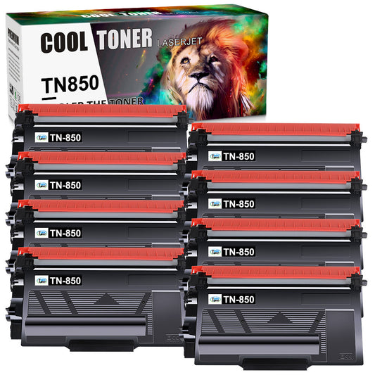 8x TN850 Toner Compatible For Brother TN820 HL-L6200DW MFC-L5800DW MFC-L5900DW