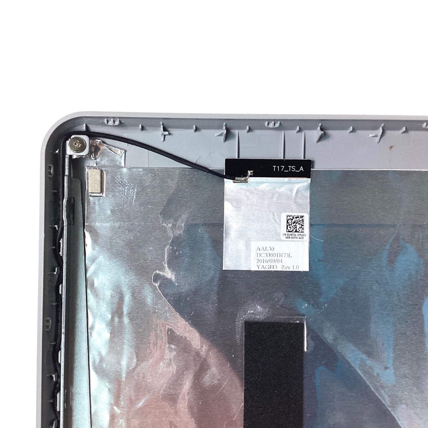 Dell Inspiron 17 5758 5759 5755 17.3" LCD Back Cover Silver AP1AS000900 6W8GV