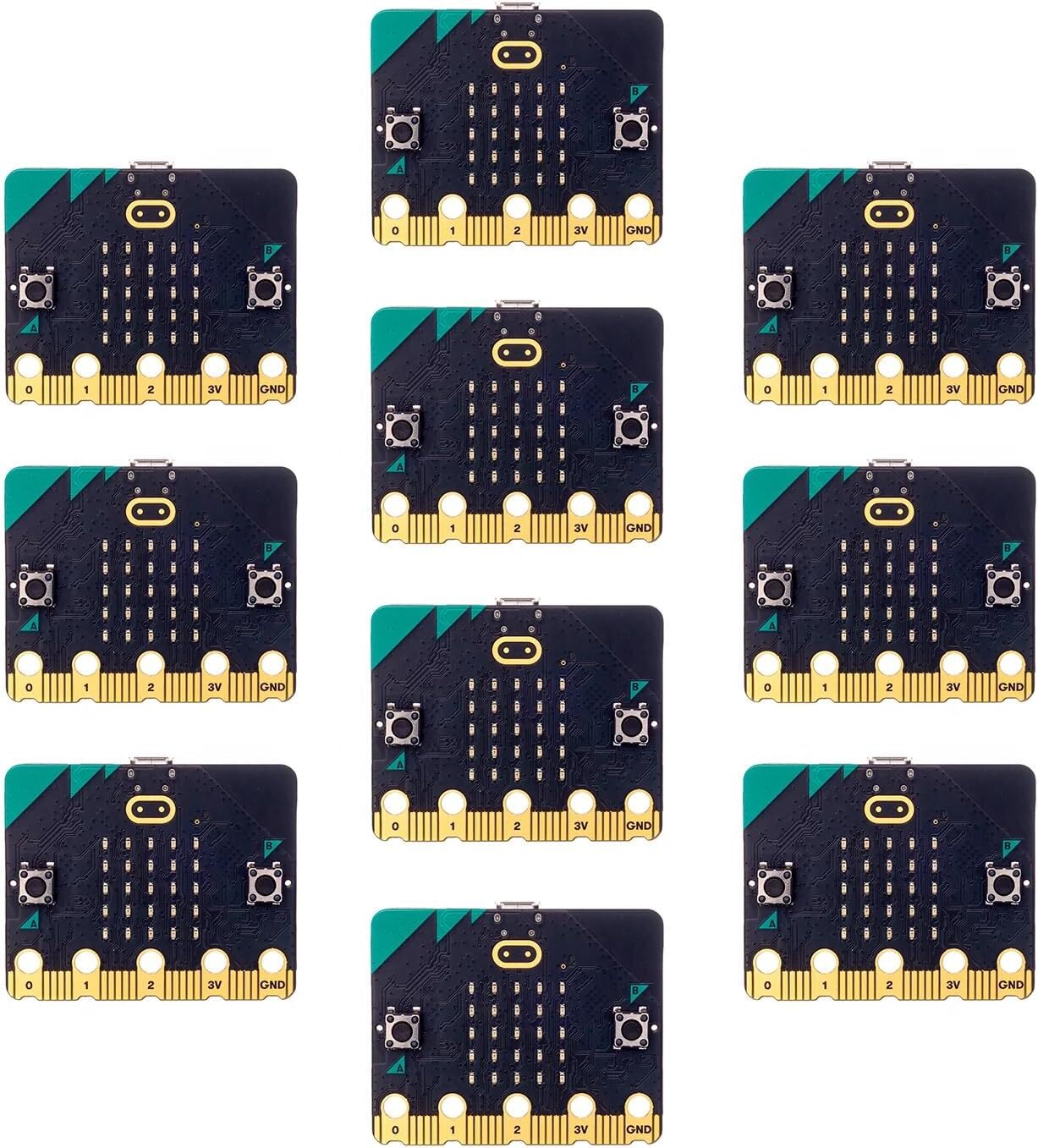Micro:bit Club BBC micro:bit V2 Club USB cable Battaery holder x10 kit MEFV22C