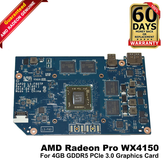 Dell Precision 7730 AMD Radeon Pro WX4150 4GB GPU Discrete Graphics W022Y