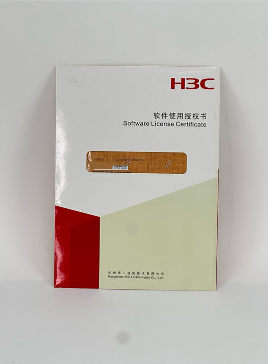 HP JD434A H3C A-MSR50 Router Software License 3130A15D LIS-MSR50-STANDARD-H3